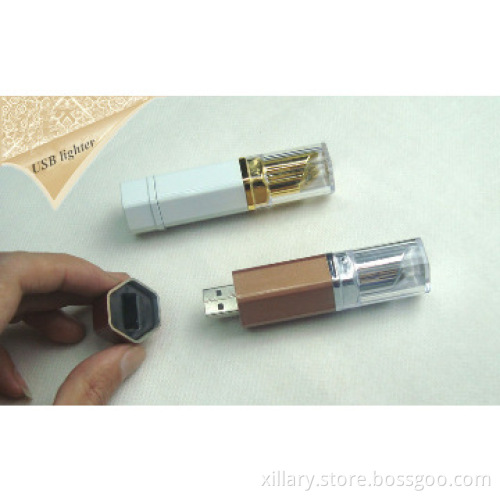 2014 colorful designed flameless cigarette lighter